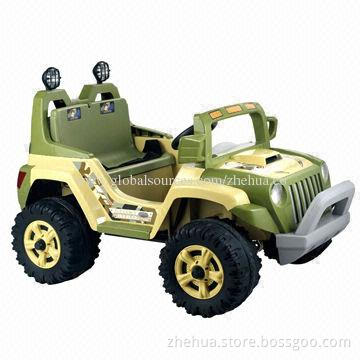 Kid's electric ride-on jeep with remote control